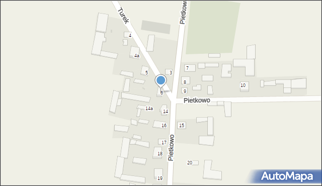 Pietkowo, Pietkowo, 6, mapa Pietkowo