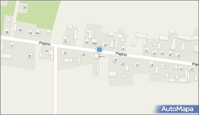 Piętno, Piętno, 27, mapa Piętno