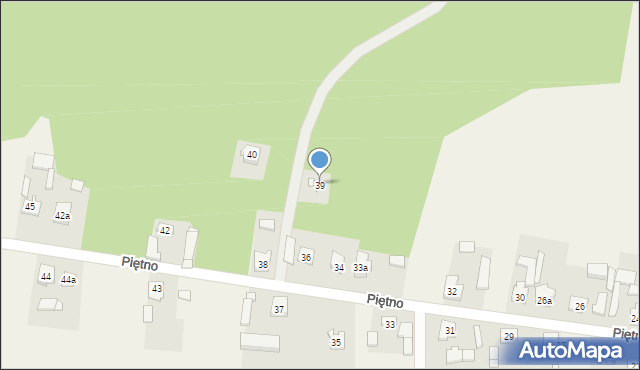 Piętno, Piętno, 39, mapa Piętno