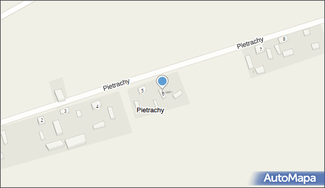 Pietrachy, Pietrachy, 6, mapa Pietrachy