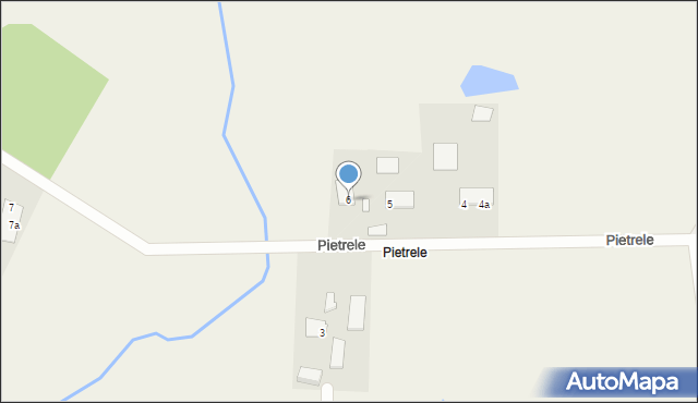 Pietrele, Pietrele, 6, mapa Pietrele
