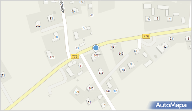 Pietrzejowice, Pietrzejowice, 101, mapa Pietrzejowice