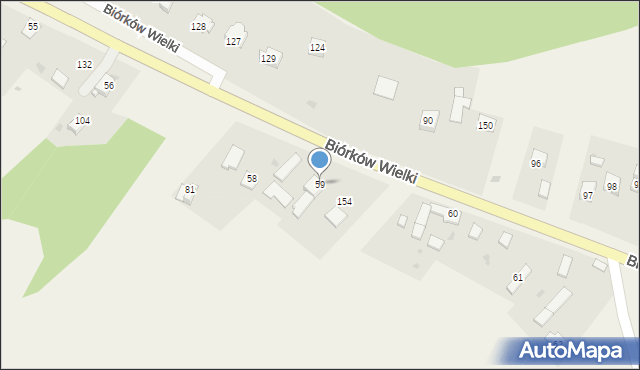 Pietrzejowice, Pietrzejowice, 59, mapa Pietrzejowice