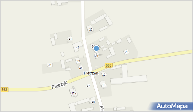 Pietrzyk, Pietrzyk, 23, mapa Pietrzyk