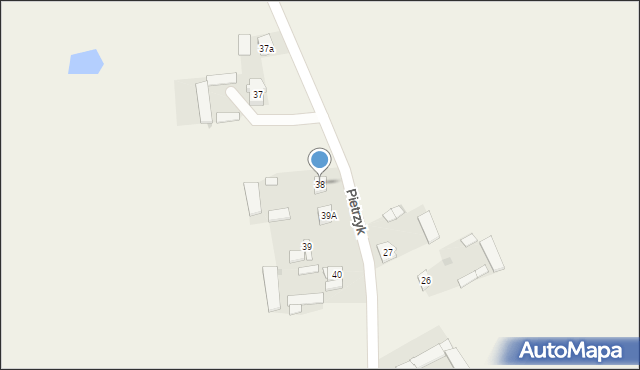 Pietrzyk, Pietrzyk, 38, mapa Pietrzyk