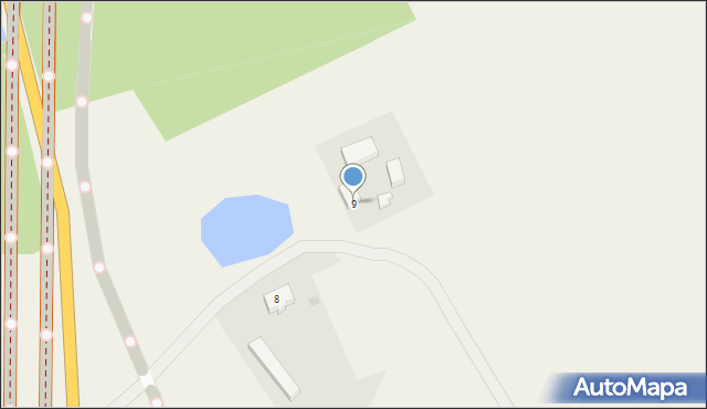 Pietrzykowo, Pietrzykowo, 9, mapa Pietrzykowo