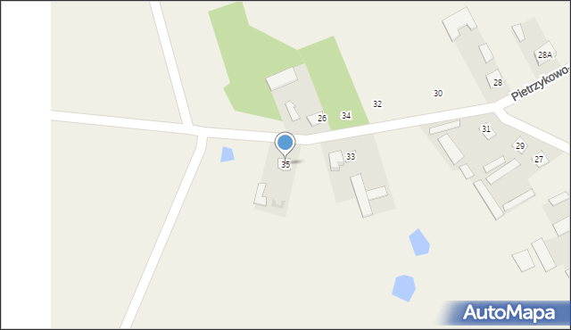 Pietrzykowo-Gołąbki, Pietrzykowo-Gołąbki, 35, mapa Pietrzykowo-Gołąbki