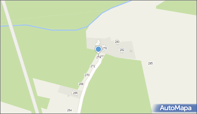 Pigany, Pigany, 274, mapa Pigany