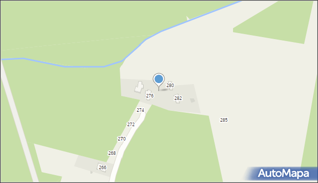 Pigany, Pigany, 278, mapa Pigany