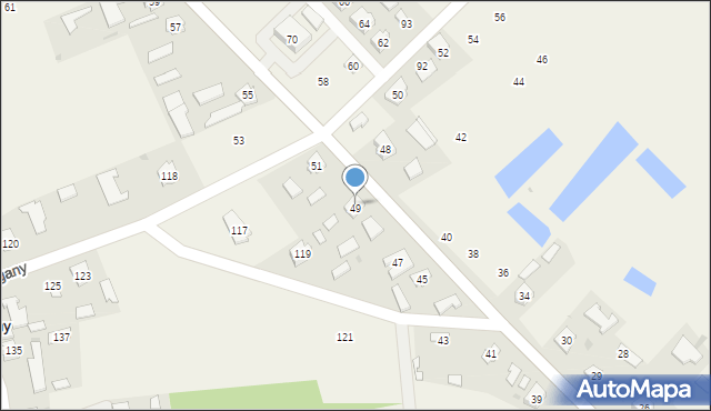 Pigany, Pigany, 49, mapa Pigany