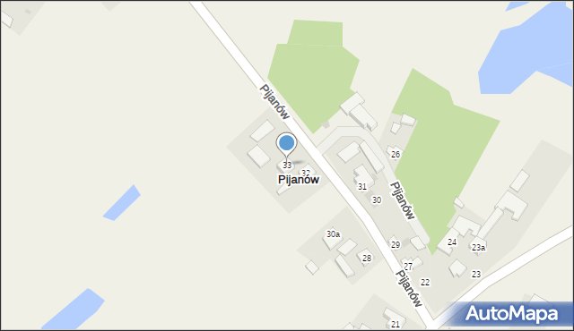 Pijanów, Pijanów, 33, mapa Pijanów
