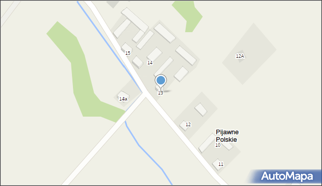 Pijawne Polskie, Pijawne Polskie, 13, mapa Pijawne Polskie