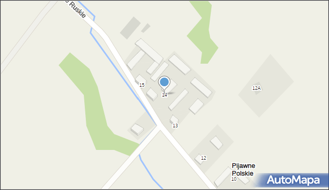 Pijawne Polskie, Pijawne Polskie, 14, mapa Pijawne Polskie