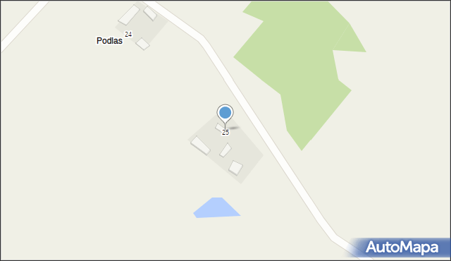 Pijawne Polskie, Pijawne Polskie, 25A, mapa Pijawne Polskie
