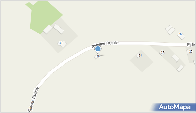 Pijawne Ruskie, Pijawne Ruskie, 29, mapa Pijawne Ruskie