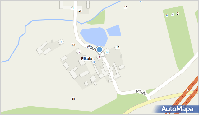 Pikule, Pikule, 1, mapa Pikule