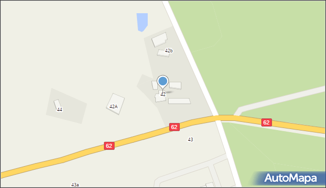 Pikutkowo, Pikutkowo, 42, mapa Pikutkowo