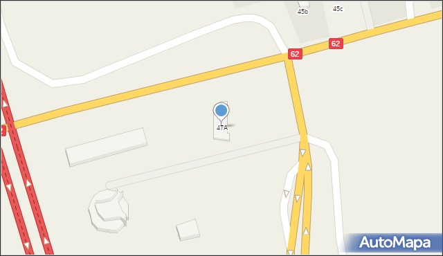 Pikutkowo, Pikutkowo, 47A, mapa Pikutkowo