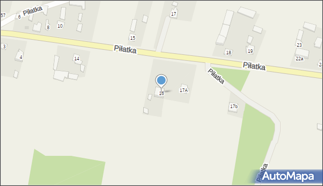 Piłatka, Piłatka, 16, mapa Piłatka