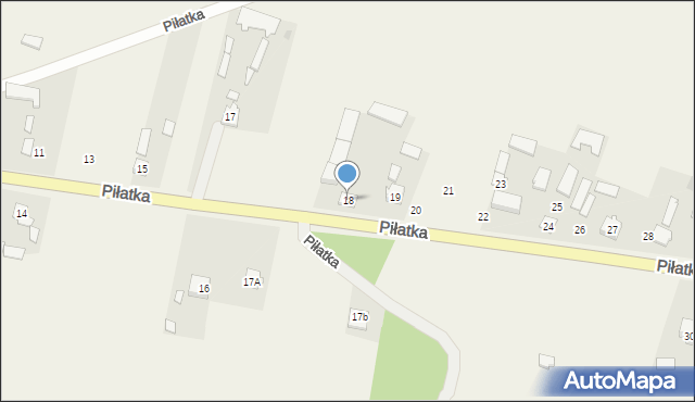 Piłatka, Piłatka, 18, mapa Piłatka