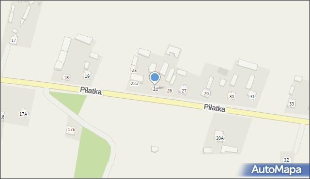 Piłatka, Piłatka, 24, mapa Piłatka