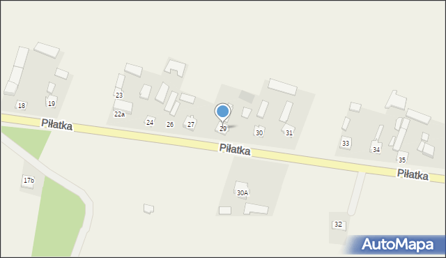 Piłatka, Piłatka, 29, mapa Piłatka