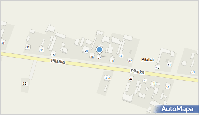 Piłatka, Piłatka, 37, mapa Piłatka