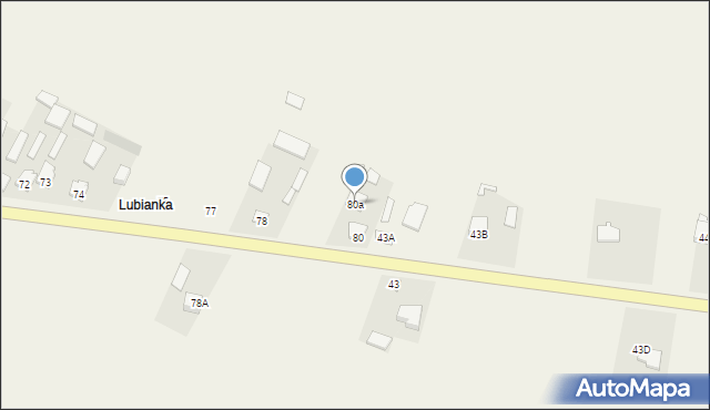 Piłatka, Piłatka, 80a, mapa Piłatka