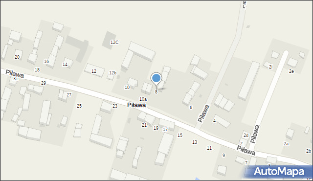 Piława, Piława, 8, mapa Piława