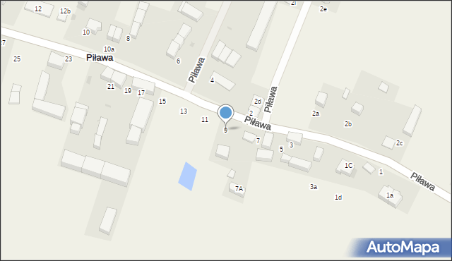 Piława, Piława, 9, mapa Piława