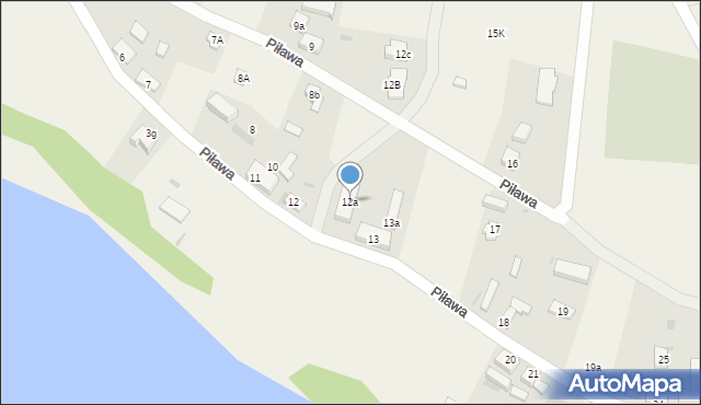 Piława, Piława, 12a, mapa Piława