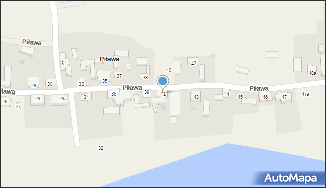 Piława, Piława, 41, mapa Piława