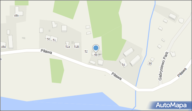 Piława, Piława, 53, mapa Piława