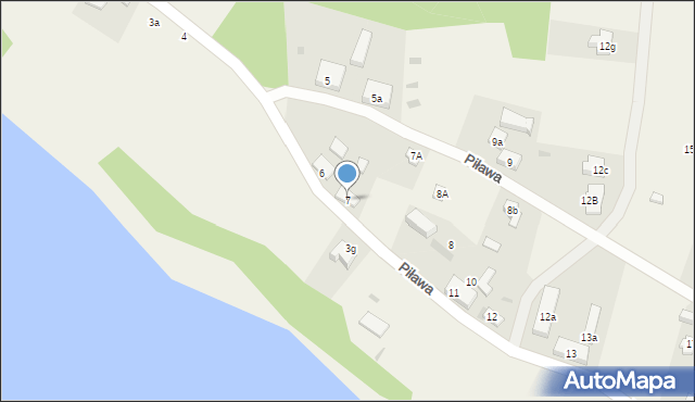Piława, Piława, 7, mapa Piława