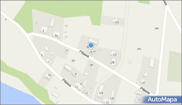 Piława, Piława, 9, mapa Piława