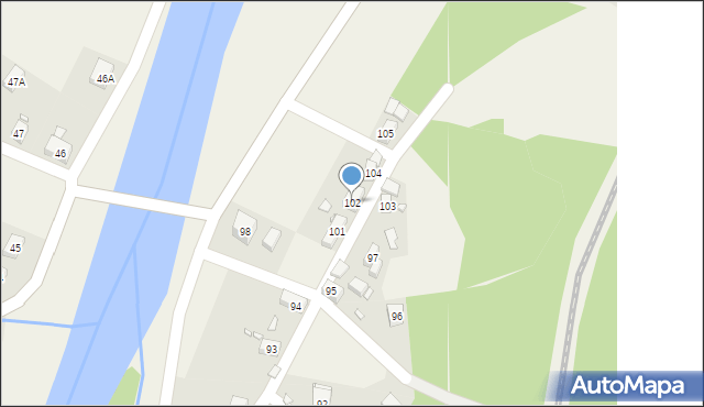 Pilchowice, Pilchowice, 102, mapa Pilchowice