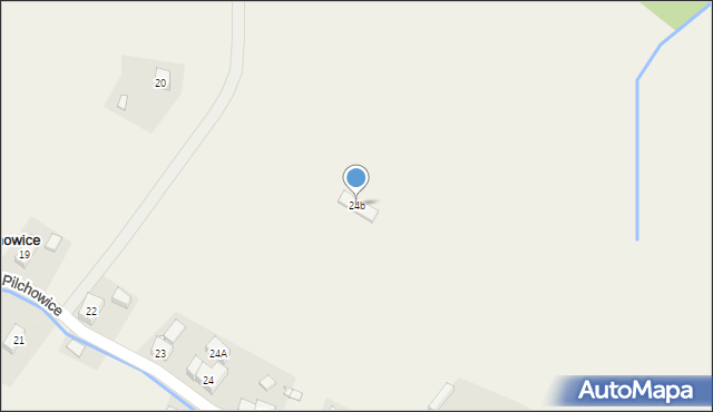 Pilchowice, Pilchowice, 24b, mapa Pilchowice