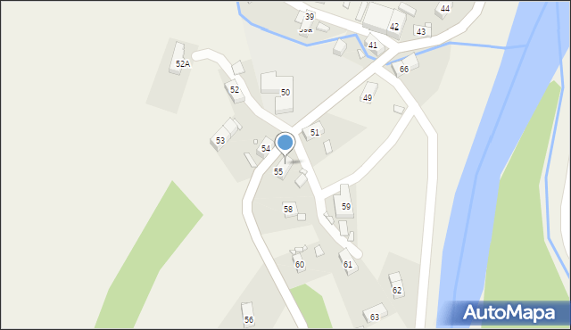 Pilchowice, Pilchowice, 55A, mapa Pilchowice