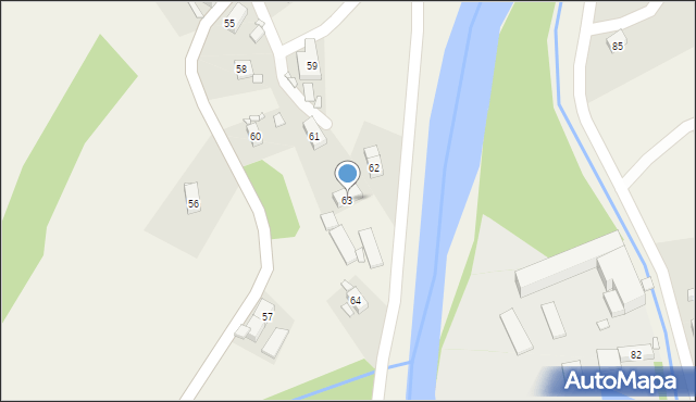 Pilchowice, Pilchowice, 63, mapa Pilchowice