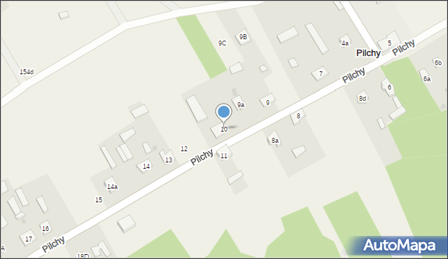 Pilchy, Pilchy, 10, mapa Pilchy