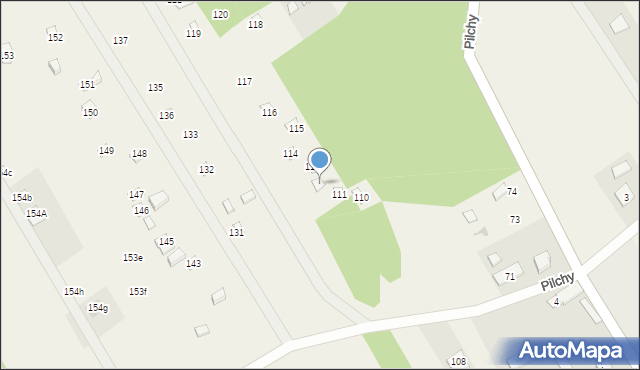 Pilchy, Pilchy, 112, mapa Pilchy