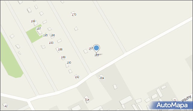 Pilchy, Pilchy, 165, mapa Pilchy