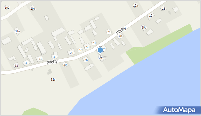 Pilchy, Pilchy, 25, mapa Pilchy