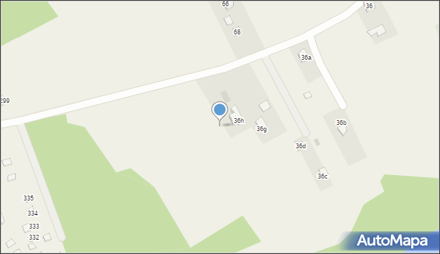 Pilchy, Pilchy, 36j, mapa Pilchy