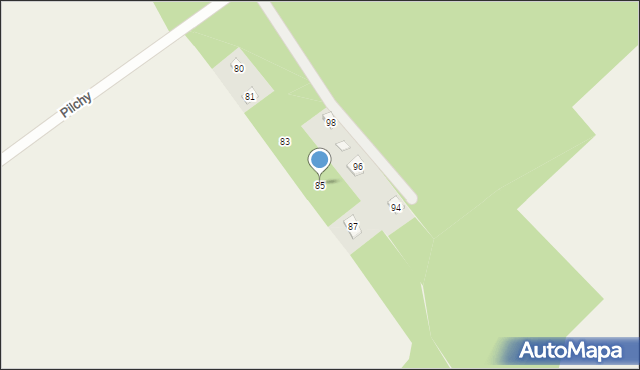Pilchy, Pilchy, 85, mapa Pilchy