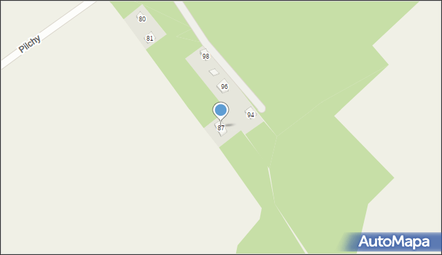 Pilchy, Pilchy, 87, mapa Pilchy