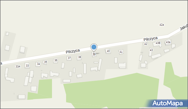 Pilczyca, Pilczyca, 39, mapa Pilczyca