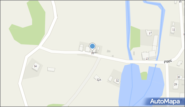 Pilec, Pilec, 33, mapa Pilec