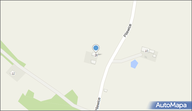 Pilewice, Pilewice, 16, mapa Pilewice