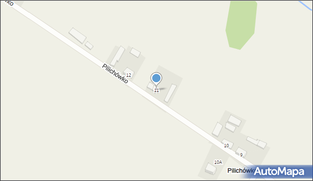 Pilichówko, Pilichówko, 11, mapa Pilichówko